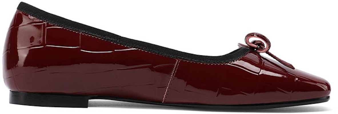 (W) Luiza Barcelos Hak Kotak Chunky 'Kulit Merah Anggur' X900953 Lookbook (W) Luiza Barcelos Hak Kotak Chunky 'Kulit Merah Anggur' X900953