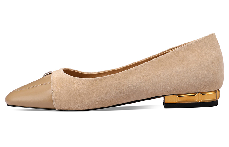 (Women) Luiza Barcelos Square Toe Patchwork 'Apricot' XWP1SK0167