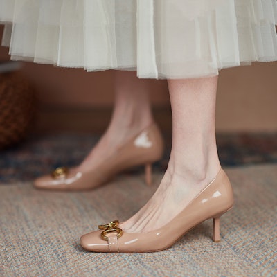 (Women) Luiza Barcelos Stiletto 'Apricot Elegance' X901386 Shop (Women) Luiza Barcelos Stiletto 'Apricot Elegance' X901386