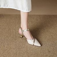 (W) 루이자 바르셀로스 베이지 골드 스틸레토 XWP1SK0660 Purchase (W) 루이자 바르셀로스 베이지 골드 스틸레토 XWP1SK0660