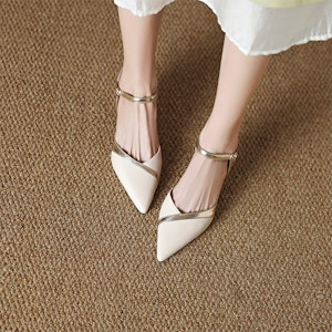 (W) Stiletto Luiza Barcelos 'Beige & Emas' XWP1SK0660 Sizing (W) Stiletto Luiza Barcelos 'Beige & Emas' XWP1SK0660