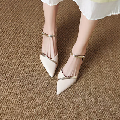 (W) 루이자 바르셀로스 베이지 골드 스틸레토 XWP1SK0660 Sizing (W) 루이자 바르셀로스 베이지 골드 스틸레토 XWP1SK0660