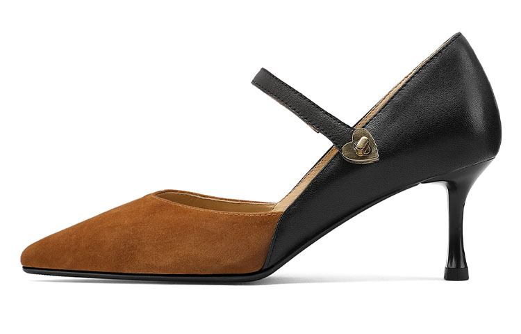 (W) Luiza Barcelos Stiletto 'Black Brown Elegance'