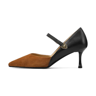 (W) Luiza Barcelos Stiletto 'Black Brown Elegance'