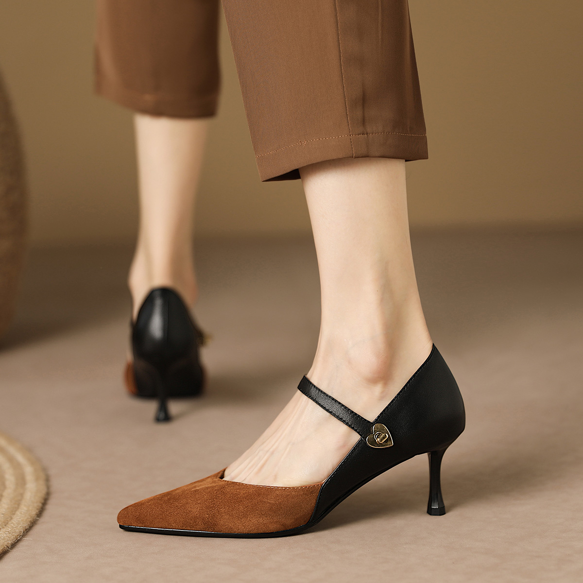 (W) Luiza Barcelos Stiletto 'Black Brown Elegance' 圖 5