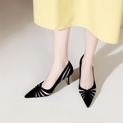 (W) 루이자 바르셀로스 블랙 홀로 스틸레토 XWP1SK0600 Shop (W) 루이자 바르셀로스 블랙 홀로 스틸레토 XWP1SK0600