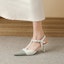 Lookbook (Women) Luiza Barcelos Stiletto 'Buckle Pointed-Toe Mint Green' X901270