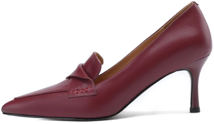 (W) Luiza Barcelos Stiletto 'Keanggunan Burgundy' X901892 Buy (W) Luiza Barcelos Stiletto 'Keanggunan Burgundy' X901892