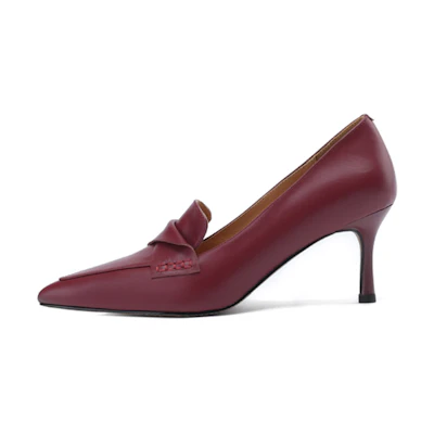 (W) Luiza Barcelos Stiletto 'Burgundy Elegance'