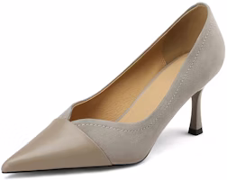 (Women) Luiza Barcelos Stiletto 'Grey Pointed Toe' XWP1SK0143 (Women) Luiza Barcelos Stiletto 'Grey Pointed Toe' XWP1SK0143