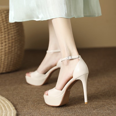 (W) 루이자 바르셀로스 아이보리 버클 스틸레토 X901623 Purchase (W) 루이자 바르셀로스 아이보리 버클 스틸레토 X901623