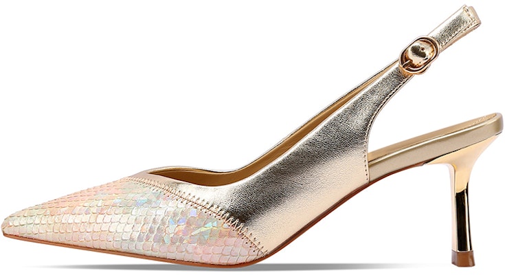 (Women) Luiza Barcelos Stiletto 'Light Gold' XWP1SK0632 Buy (Women) Luiza Barcelos Stiletto 'Light Gold' XWP1SK0632