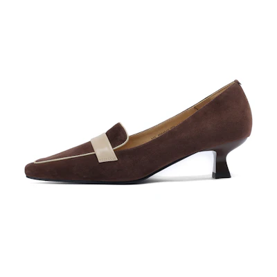 (W) Luiza Barcelos Stiletto 'Red Brown Suede'