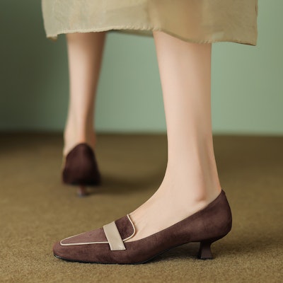 (W) Luiza Barcelos Stiletto 'Cokelat Merah Suede' X901912 Shop (W) Luiza Barcelos Stiletto 'Cokelat Merah Suede' X901912