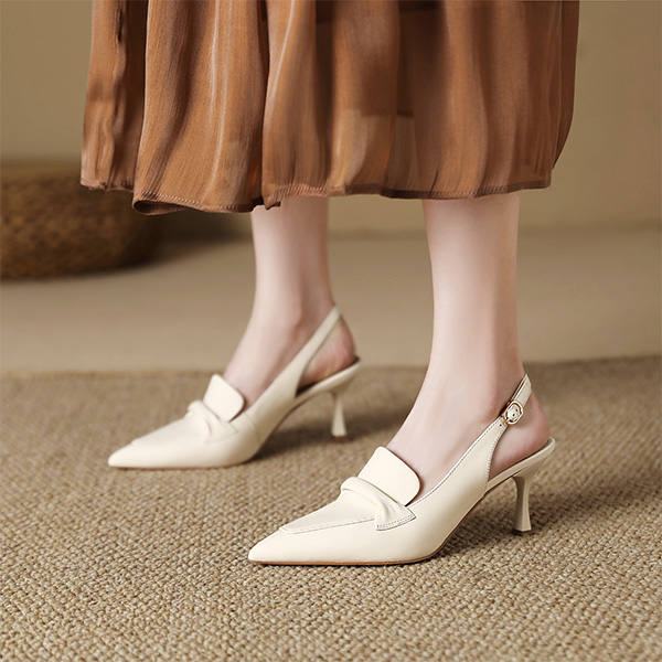 (W) Luiza Barcelos Stiletto 'Vintage Minimalist Cream' 圖 3