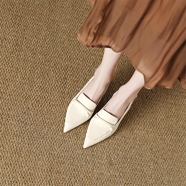 (W) Luiza Barcelos Stiletto 'Vintage Minimalist Cream' 圖 4