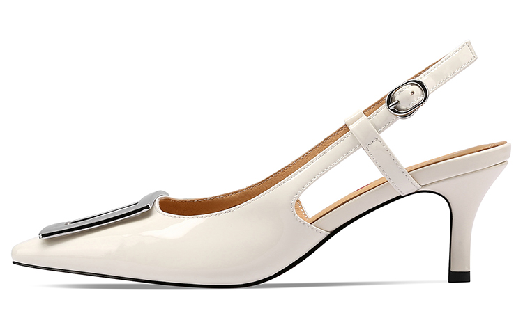 (Women) Luiza Barcelos Stiletto 'White Gold Buckle' XWP1SK0622