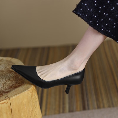 (W) Luiza Barcelos Tacones Altos Stiletto 5cm 'Punta Fina Confort Simplificado' X901461 4