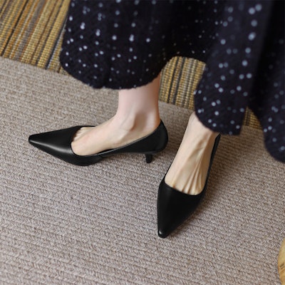 (W) Luiza Barcelos Tacones Altos Stiletto 5cm 'Punta Fina Confort Simplificado' X901461 2