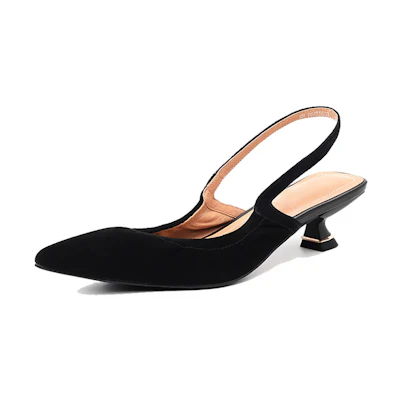 (W) Luiza Barcelos Stiletto High Heels 'Sophisticated Black'