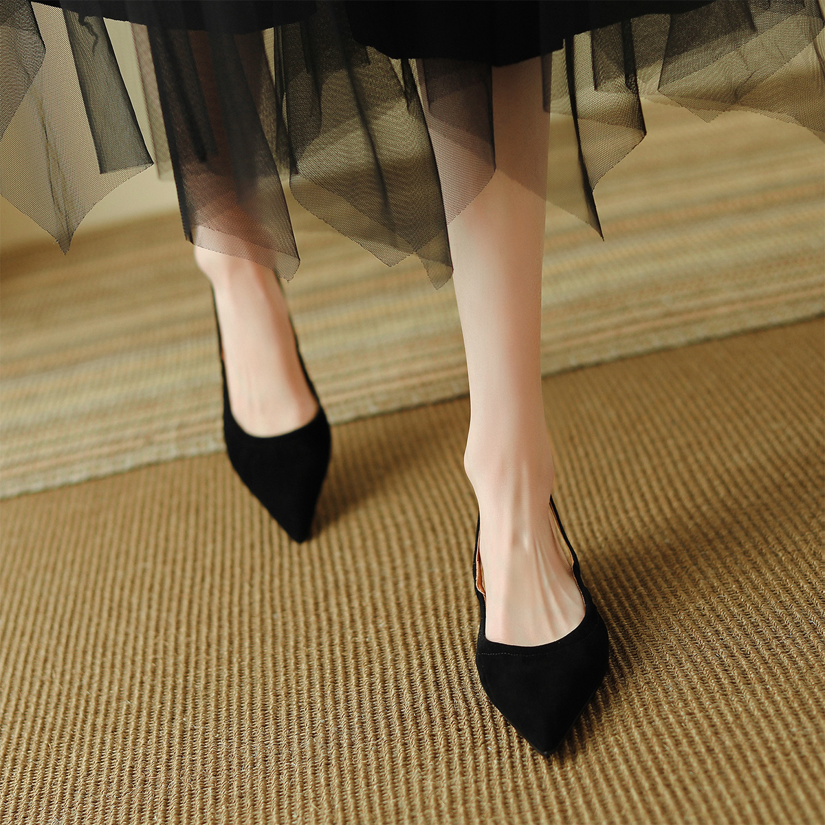 Details for (W) Luiza Barcelos 高跟鞋 '优雅黑' X901311