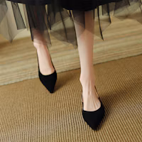 Details for (W) Luiza Barcelos Sepatu Stiletto Hak Tinggi 'Sophisticated Black' X901311
