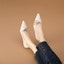 Shop (W) Luiza Barcelos Sepatu Hak Stiletto 'Beige' XWP1SK0188