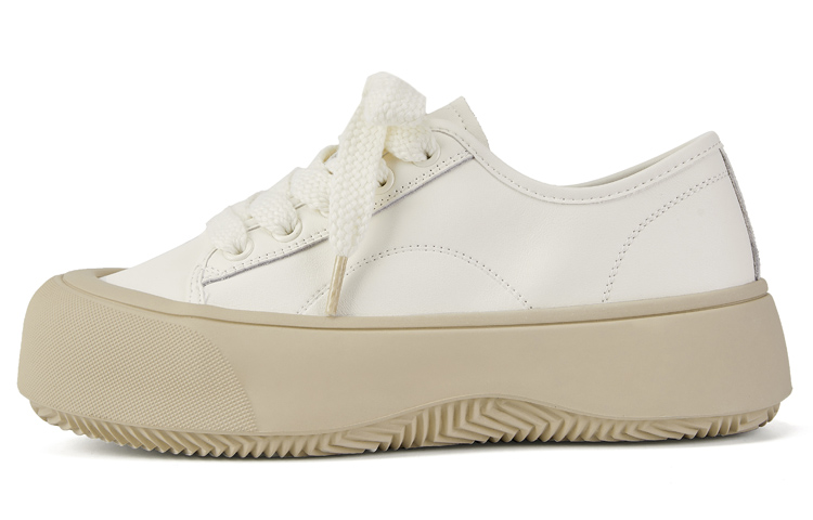 (Women) Luiza Barcelos Synthetic Leather Low Top 'Beige Chunky Cute' XWP1SK0973
