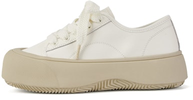 (Women) Luiza Barcelos Synthetic Leather Low Top 'Beige Chunky Cute' XWP1SK0973 (Women) Luiza Barcelos Synthetic Leather Low Top 'Beige Chunky Cute' XWP1SK0973
