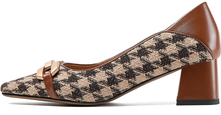 women-luiza-barcelos-vintage-houndstooth-metal-buckle-chunky-heel-brown-x901922