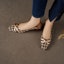 Details for (W) Luiza Barcelos Tumit Tebal Coklat dengan Gesper Logam & Houndstooth Vintage X901922