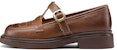 (Women) Luiza Barcelos Woven Round Toe Buckle Chunky Heel 'Brown Casual' X901038