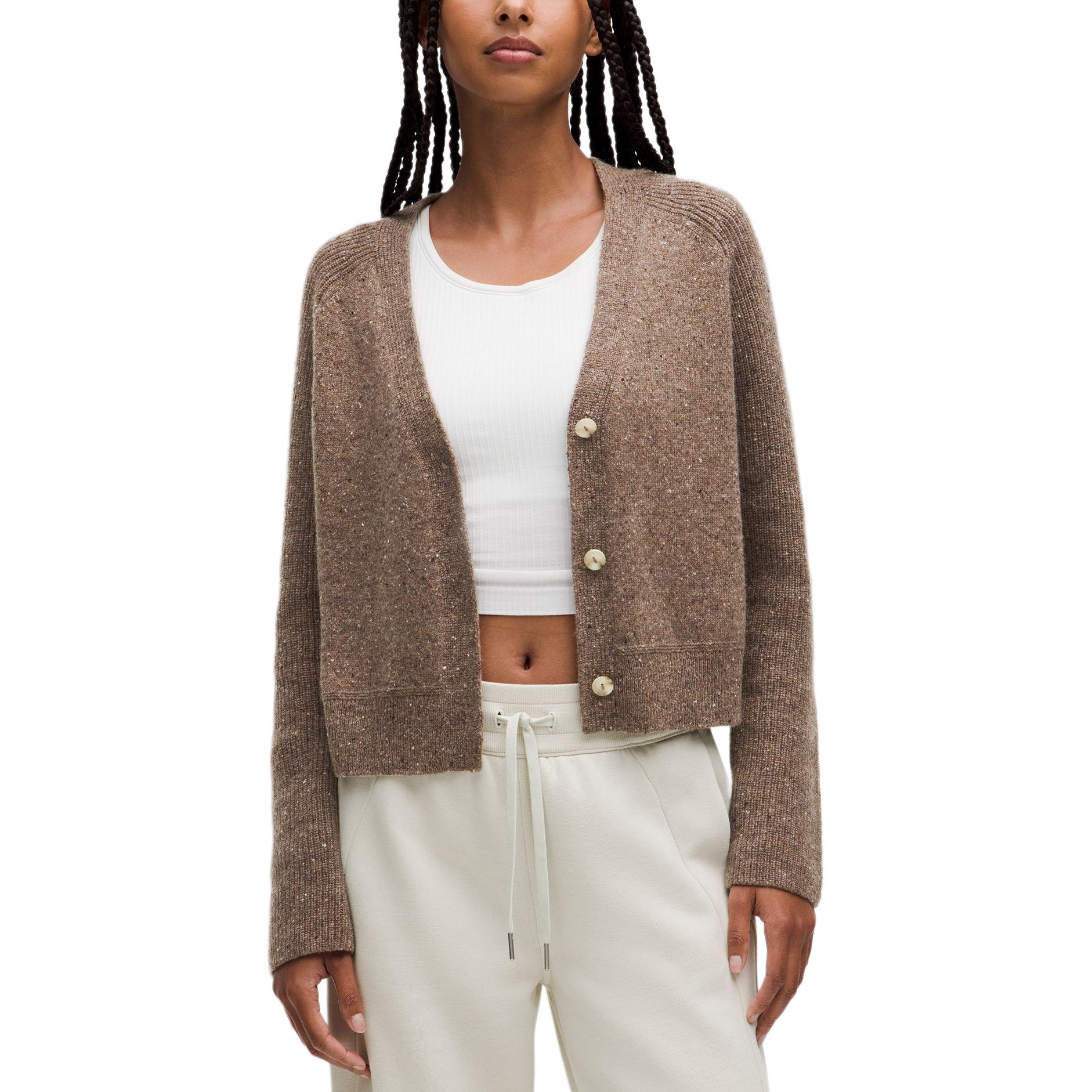 Purchase (W) Lululemon Sweater Cashmere - Selesa, Sempurna, Padan Langsing LW3HZPS