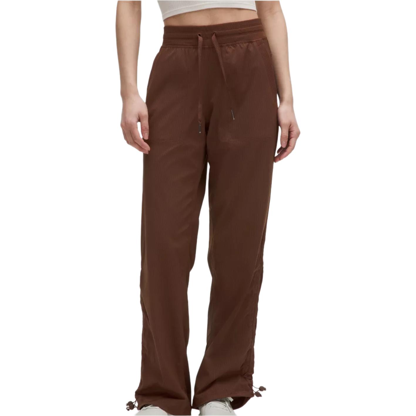 Order (W) Lululemon 輕便中腰抽繩長褲 浅象牙色 LW5GSQS