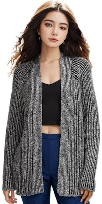 (W) Lululemon Kardigan Rajutan Garis Lengan Panjang Cotton-Cashmere Sweater LW3GKFS Order (W) Lululemon Kardigan Rajutan Garis Lengan Panjang Cotton-Cashmere Sweater LW3GKFS