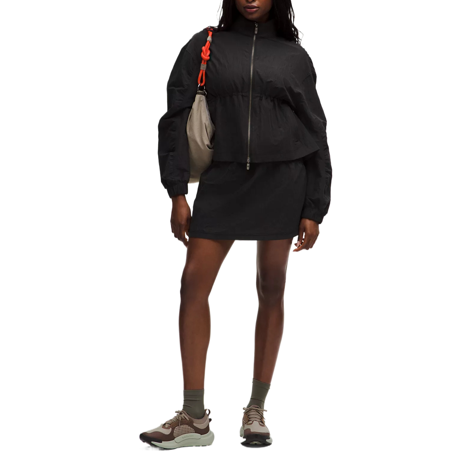 Shop (W) Chaqueta Impermeable Lululemon Texturizada de Ajuste Relajado. LW3KCES