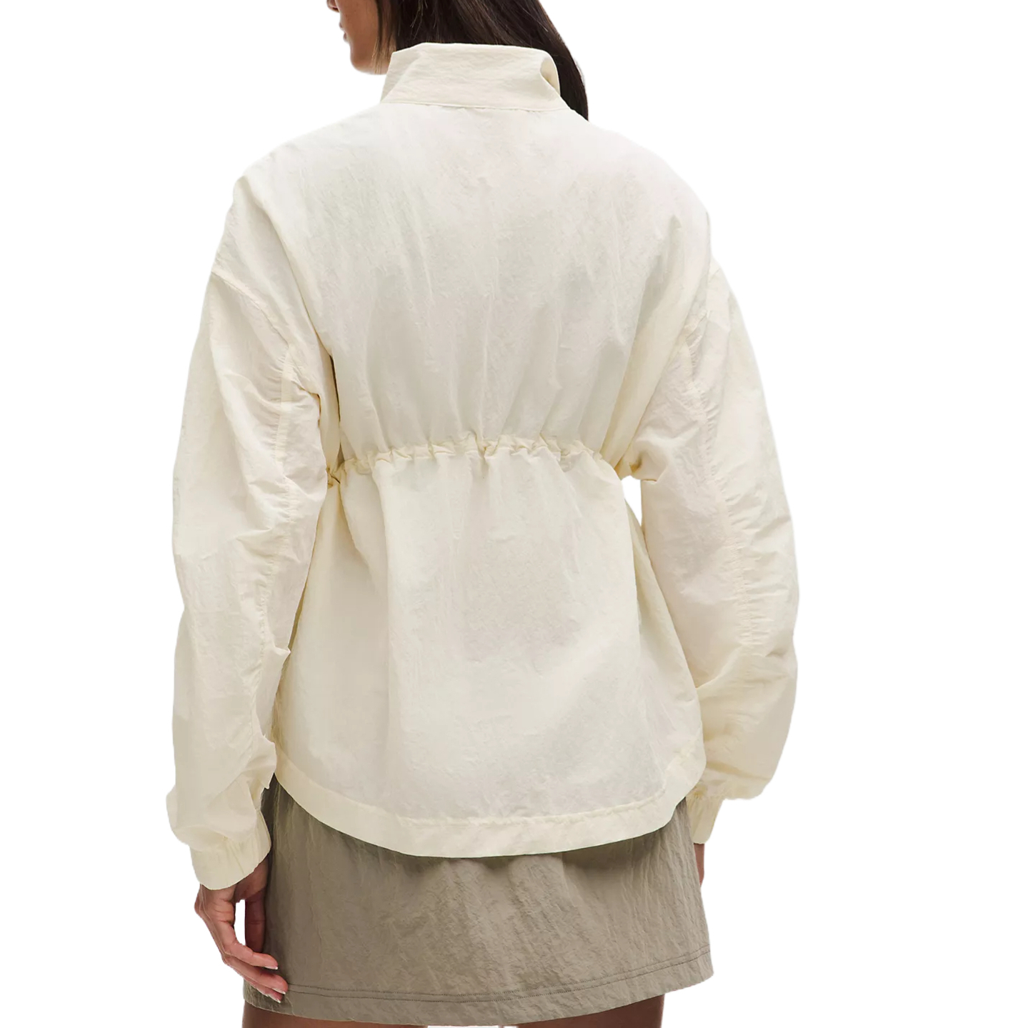 Details for (W) Chaqueta Impermeable Lululemon Texturizada de Ajuste Relajado. LW3KCES