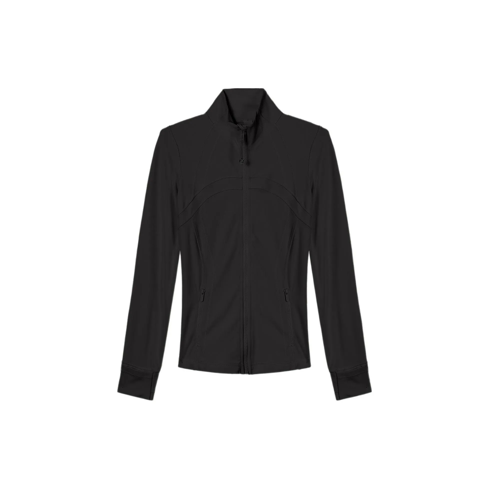 Lookbook (W) Lululemon 纯色拉链长袖瑜伽外套. LW4CFOS