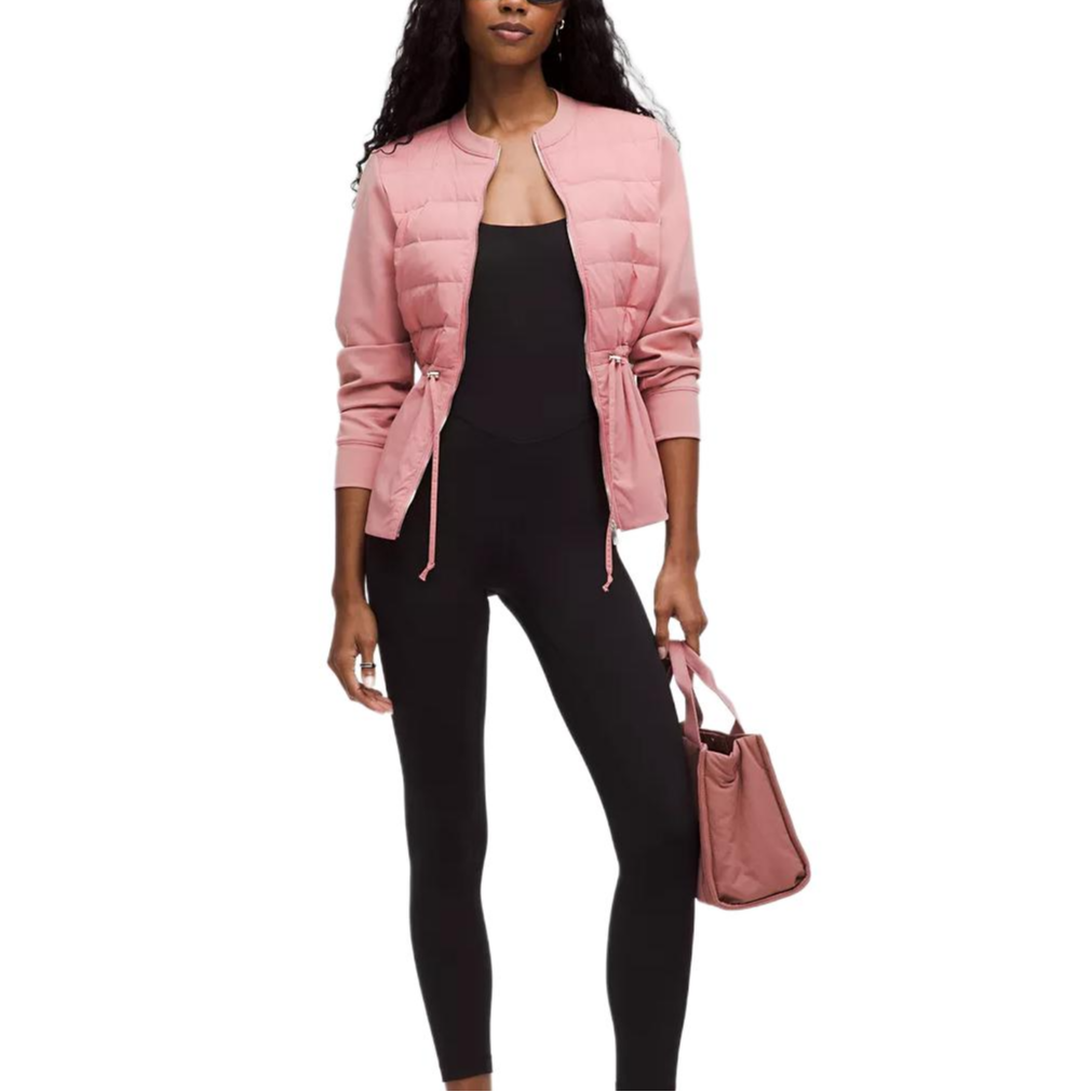 Shop (W) Lululemon Jaket Down Kalis Air & Angin Kain Glyde™. LW4CIPS