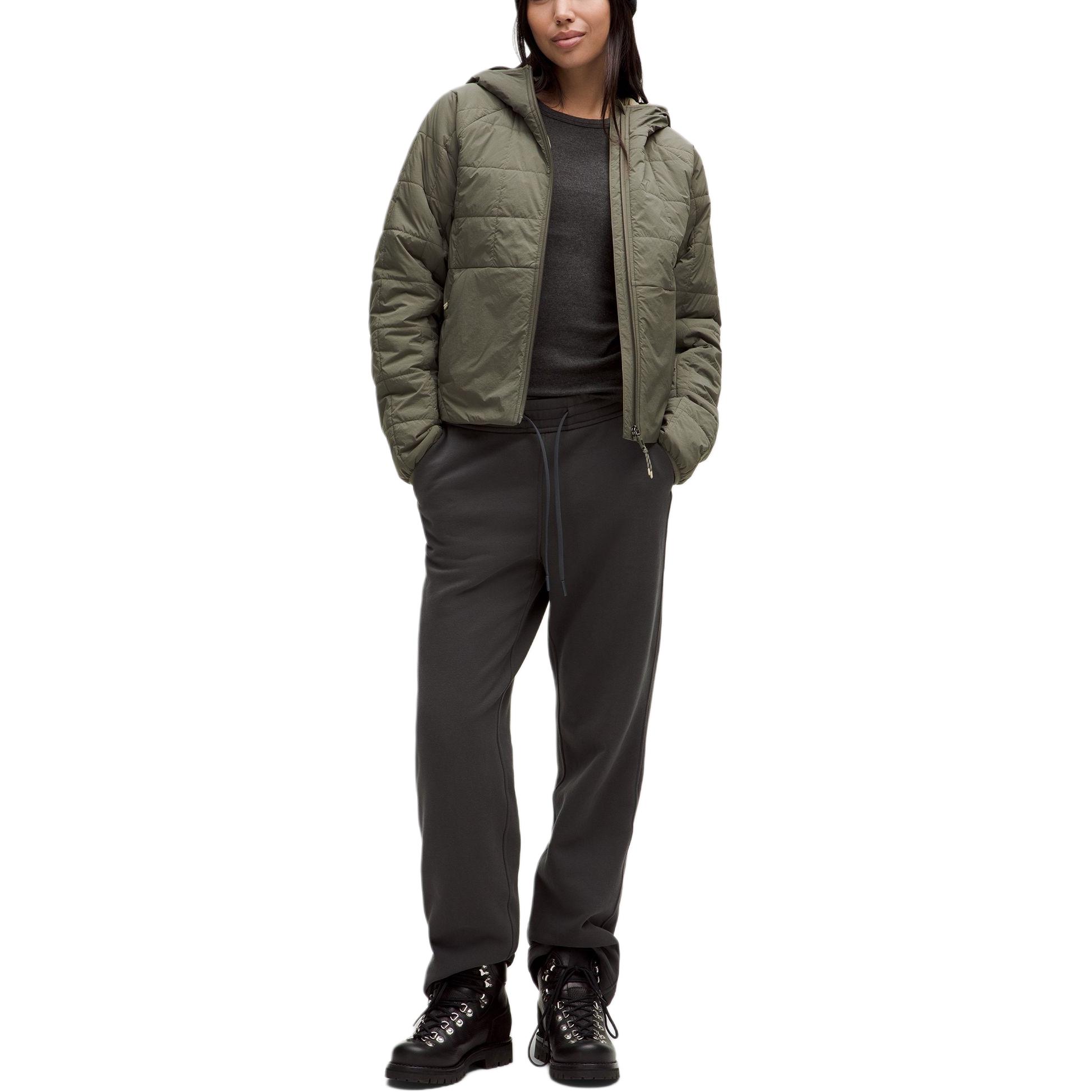 Shop (W) Lululemon Glyde Route Ready Jaket Stylish Nyaman Warna Polos LW4CIDS