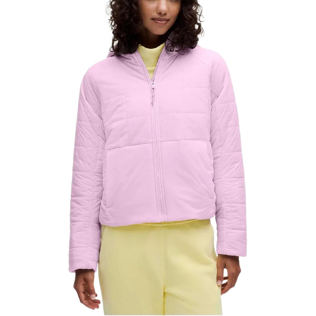 Purchase (W) Lululemon Glyde Route Ready Jaket Stylish Nyaman Warna Polos LW4CIDS