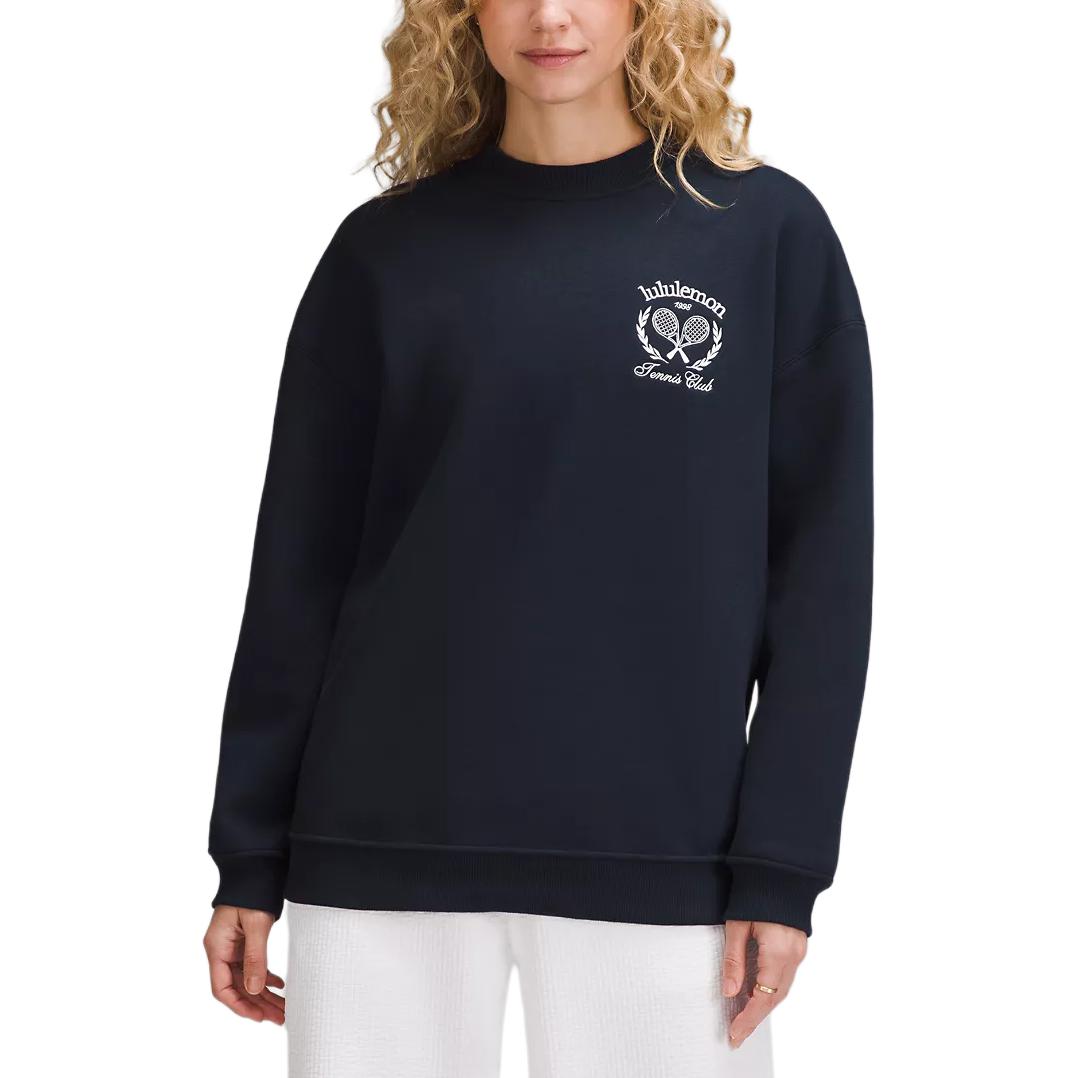 Lookbook (W) Lululemon Heavyweight Krew Leher Bulat Kasual Sweatshirt. LW3HRYS