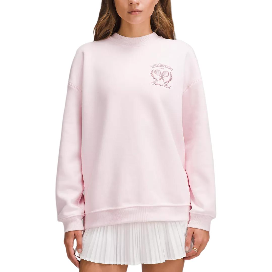 Details for (W) Lululemon Heavyweight Krew Leher Bulat Kasual Sweatshirt. LW3HRYS