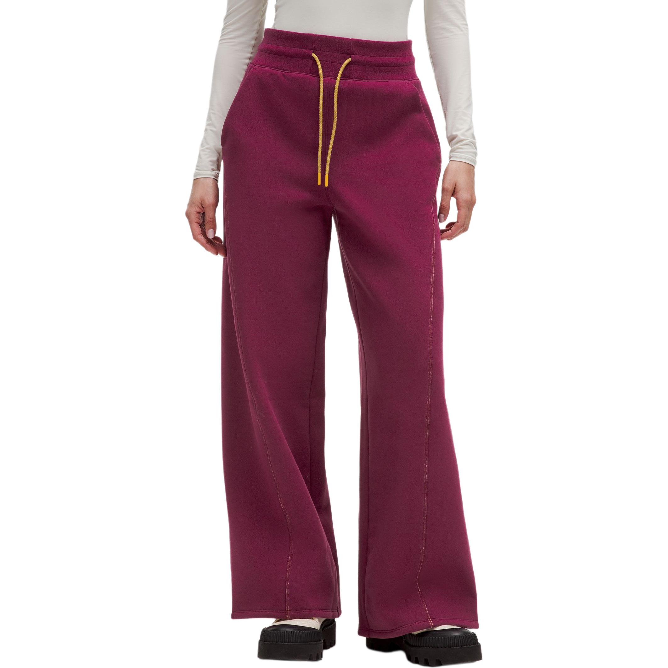 Purchase (W) Lululemon 高腰抓绒阔腿新年款长裤 LW5GQZA