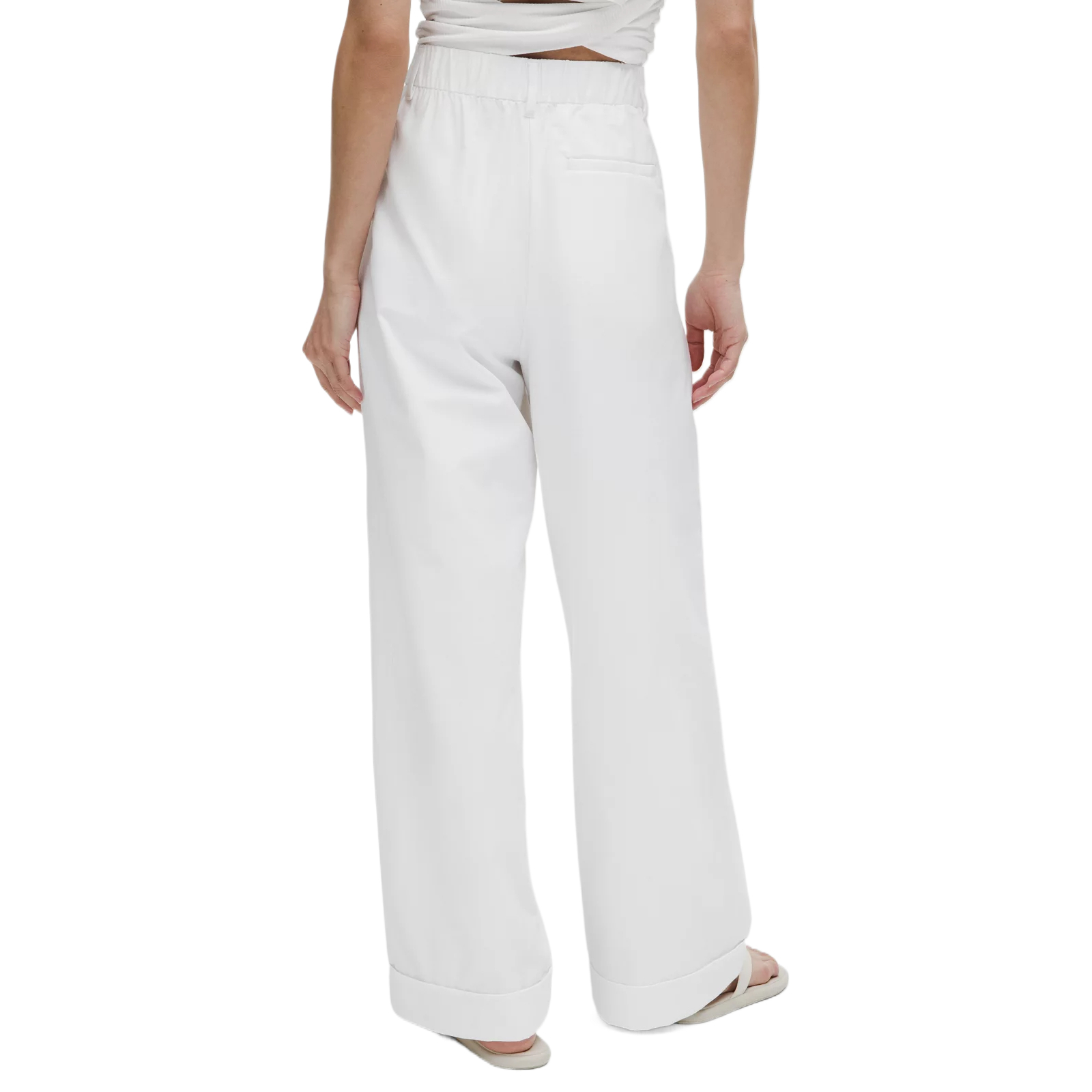 Lookbook (W) Lululemon 高腰亚麻直筒休闲裤 - 简约时尚 LW5HZ8A