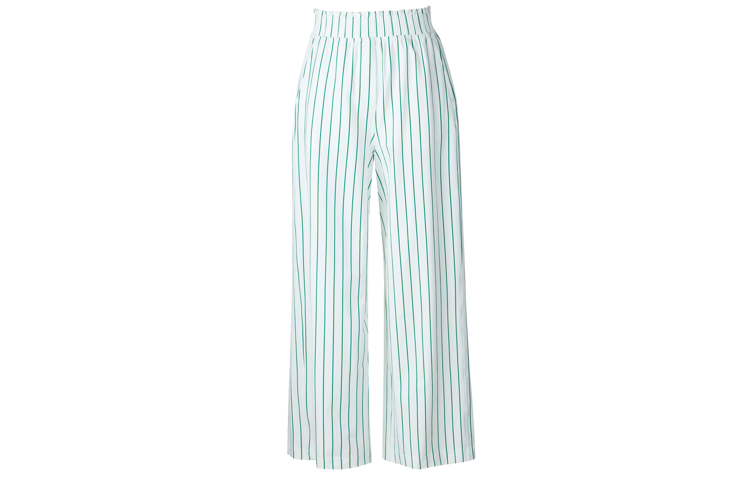 (Women) Lululemon  High-Waist Striped Wide-Leg Stretch Woven Casual Pants LW5HUFA-Clothing