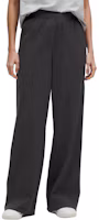 (Women) Lululemon High-Waist Wide-Leg Casual Pants Solid Color LW5GUZS (Women) Lululemon High-Waist Wide-Leg Casual Pants Solid Color LW5GUZS