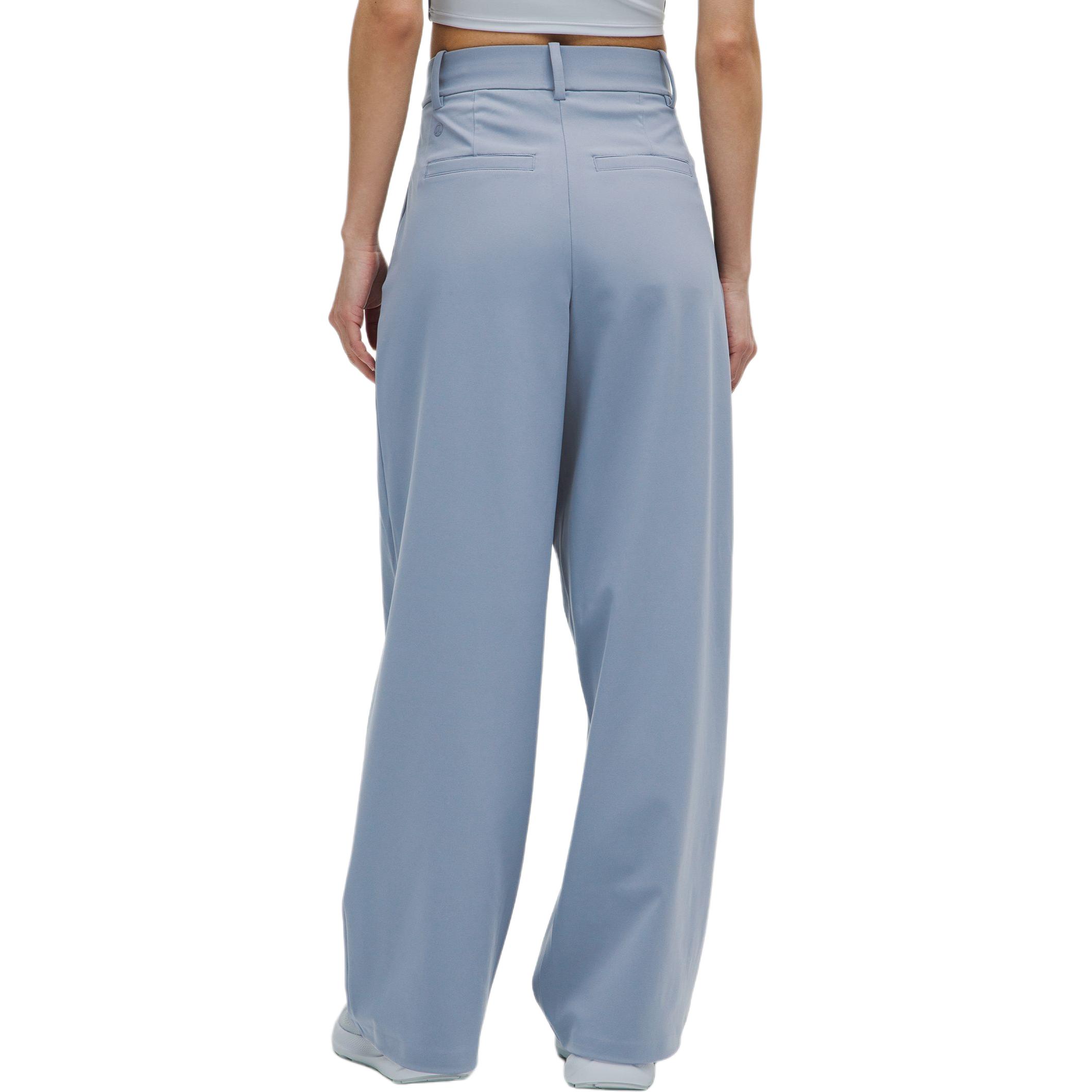 Lookbook (W) 룰루레몬 하이웨이스트 럭스트림™ 스트레이트 레그 스트레치 팬츠. LW5HIGA