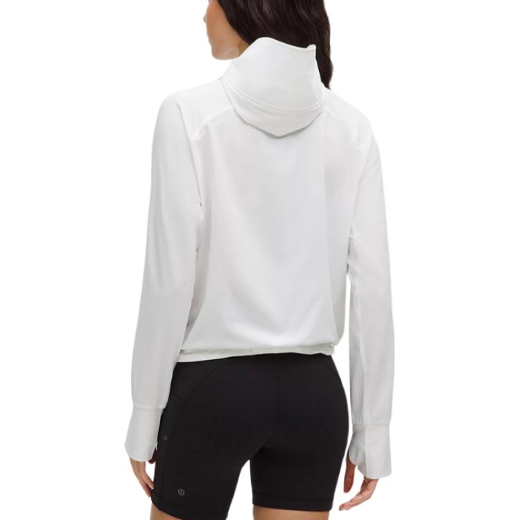 Shop (W) Lululemon Chaqueta con Capucha UVP Ligera con Cremallera Frontal LW4CLZS