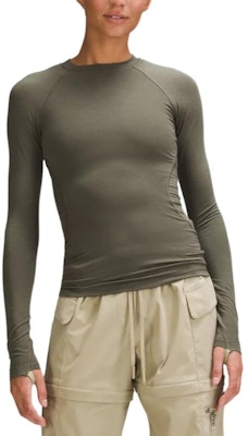 (W) Lululemon 長袖圓領緊身純色基礎層T恤 LW3HX1S Order (W) Lululemon 長袖圓領緊身純色基礎層T恤 LW3HX1S